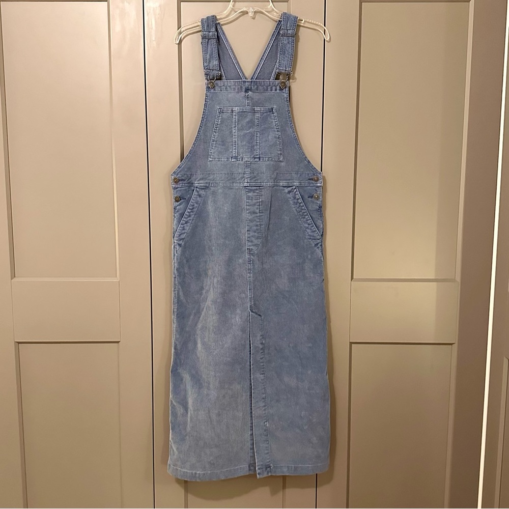 Free People Holly Cord Skirtall Blue Small New HTF